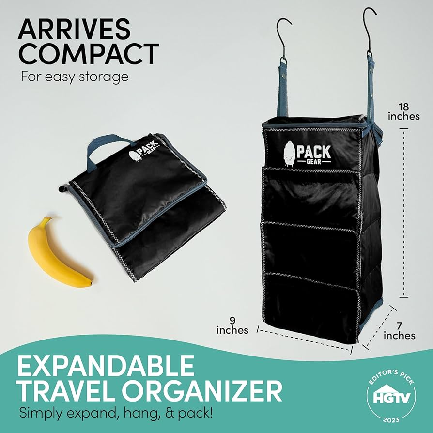 Pack Gear Hanging Luggage Organizer - Our Carry