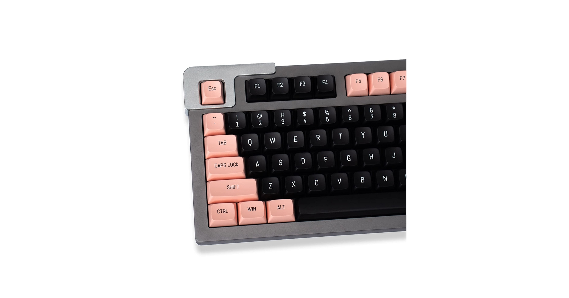 Pink and Black Keycaps 150 Keys Doubleshot MSA