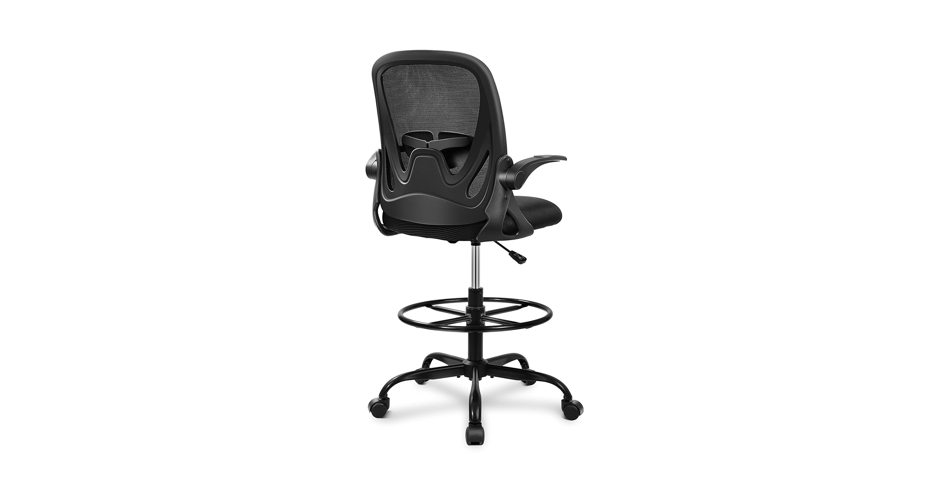Primy Drafting Chair Tall Office Chair with Flip-up