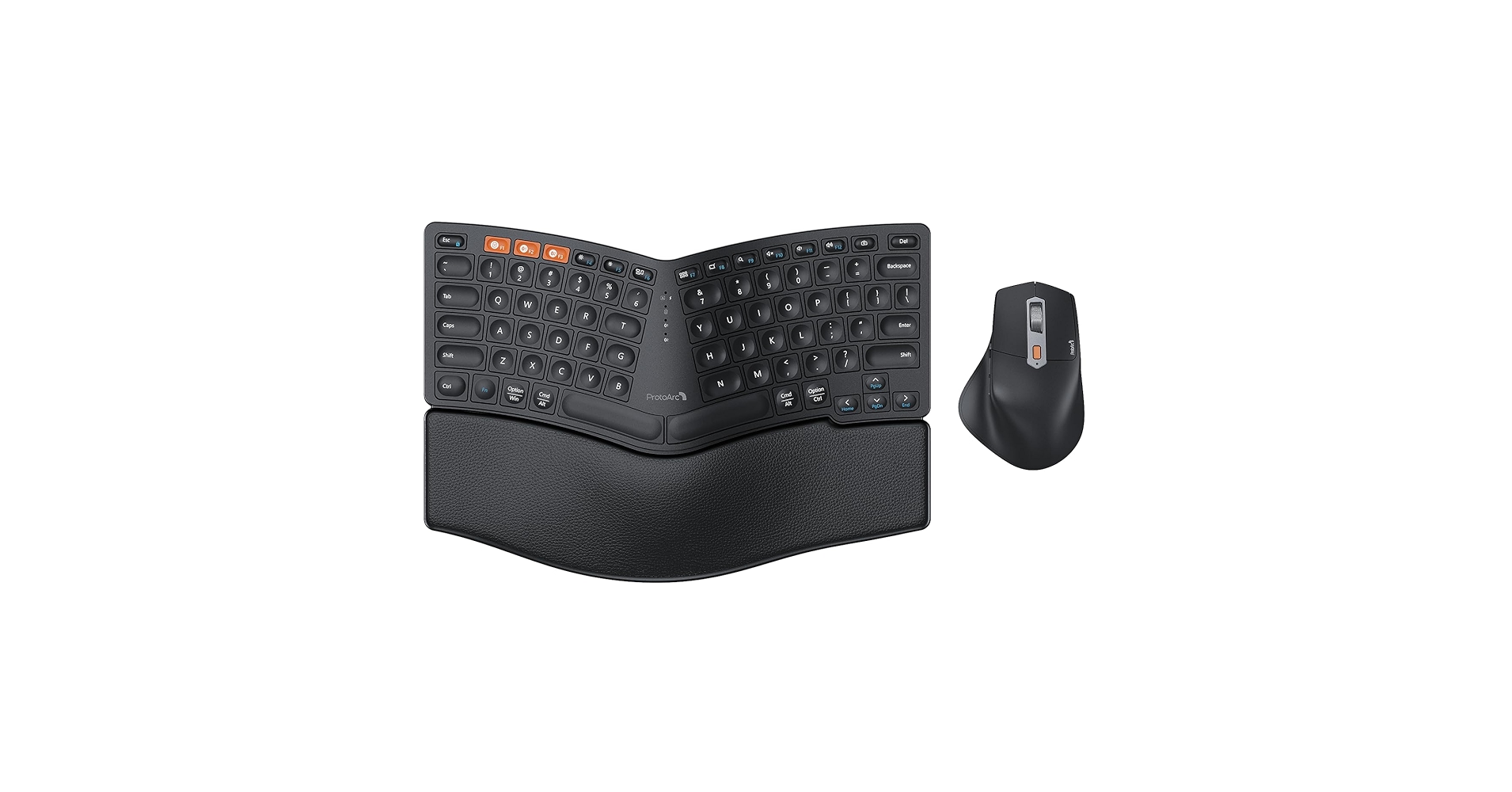 ProtoArc Bluetooth Ergonomic Keyboard Mouse