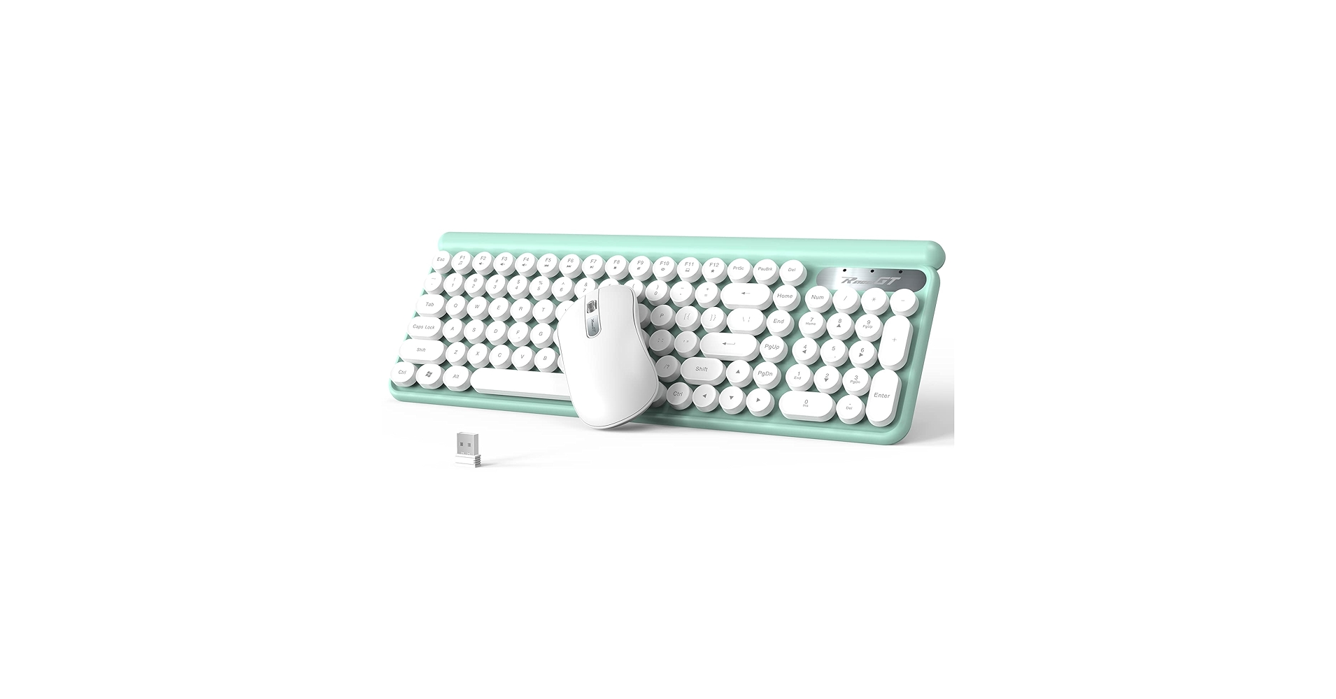 RaceGT Wireless Typewriter Keyboard and Mouse