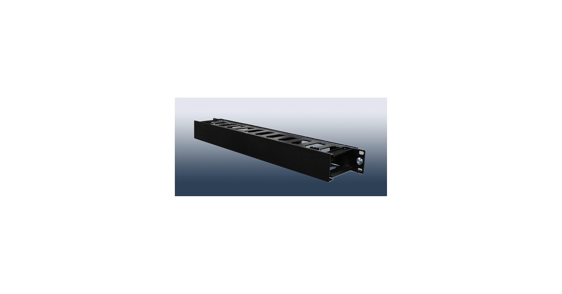 Raising Electronics 1U Horizontal Rack Mount Cable Management