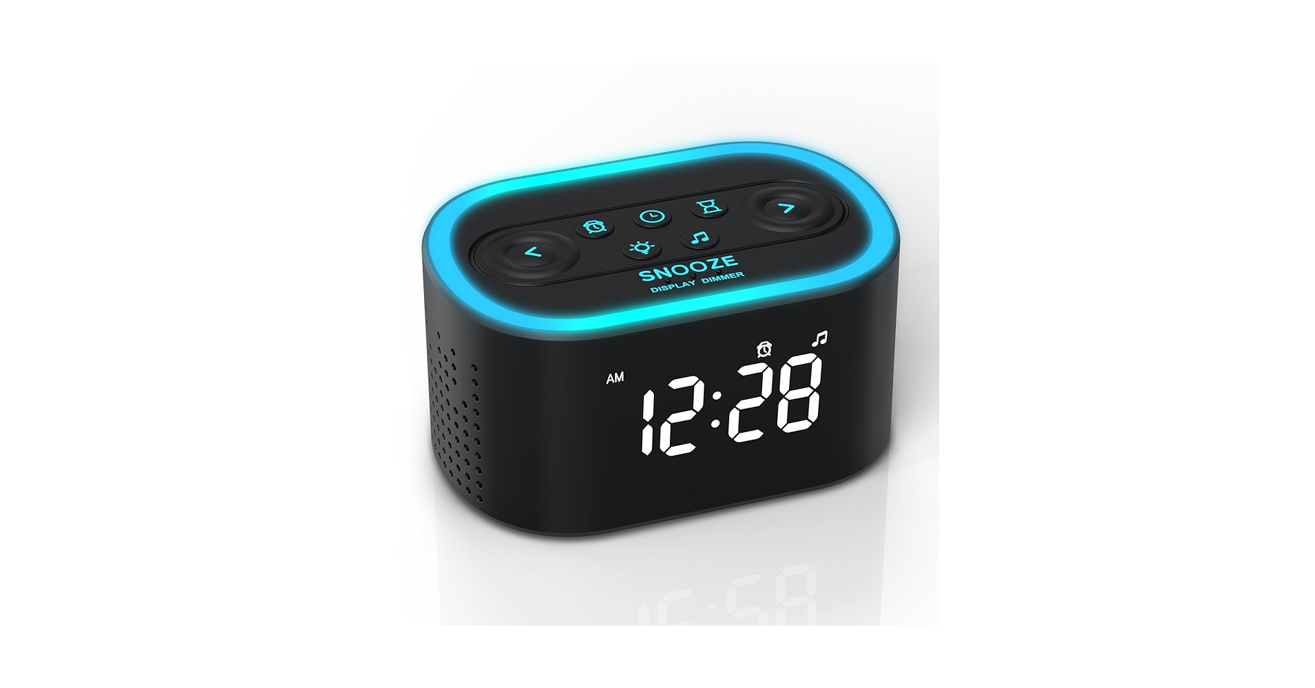 Reacher Digital Alarm Clock & White Noise Sound