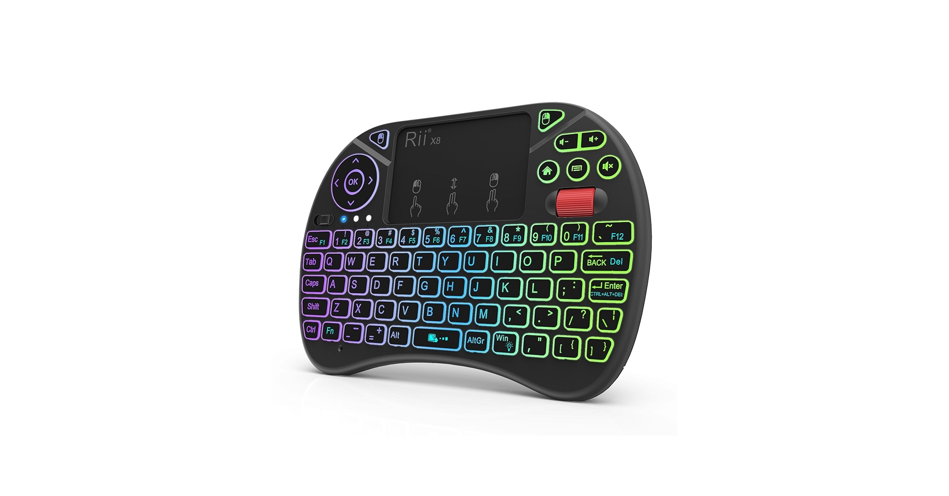 Rii X8 Mini Keyboard,2.4GHz Portable Wireless