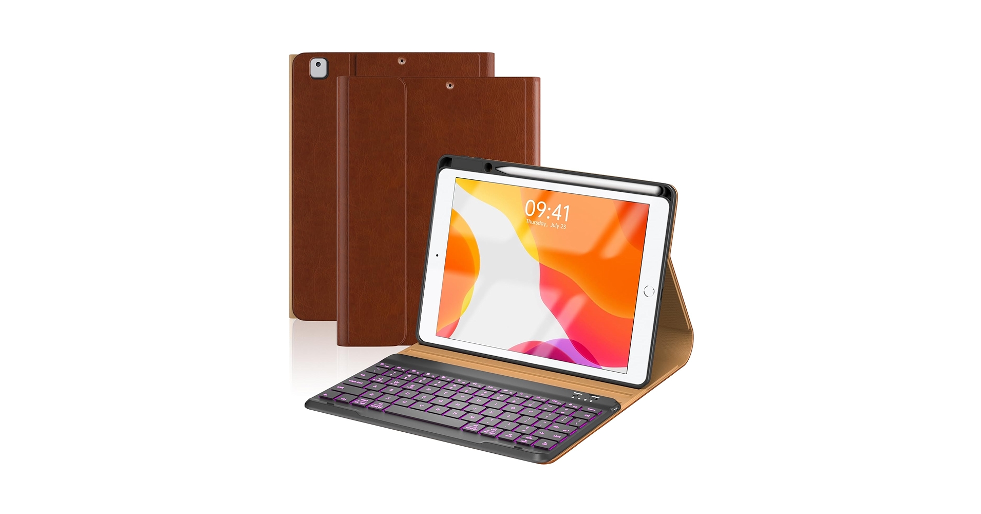 Saltburn Leather Keyboard Case for iPad 9th/8th/7th