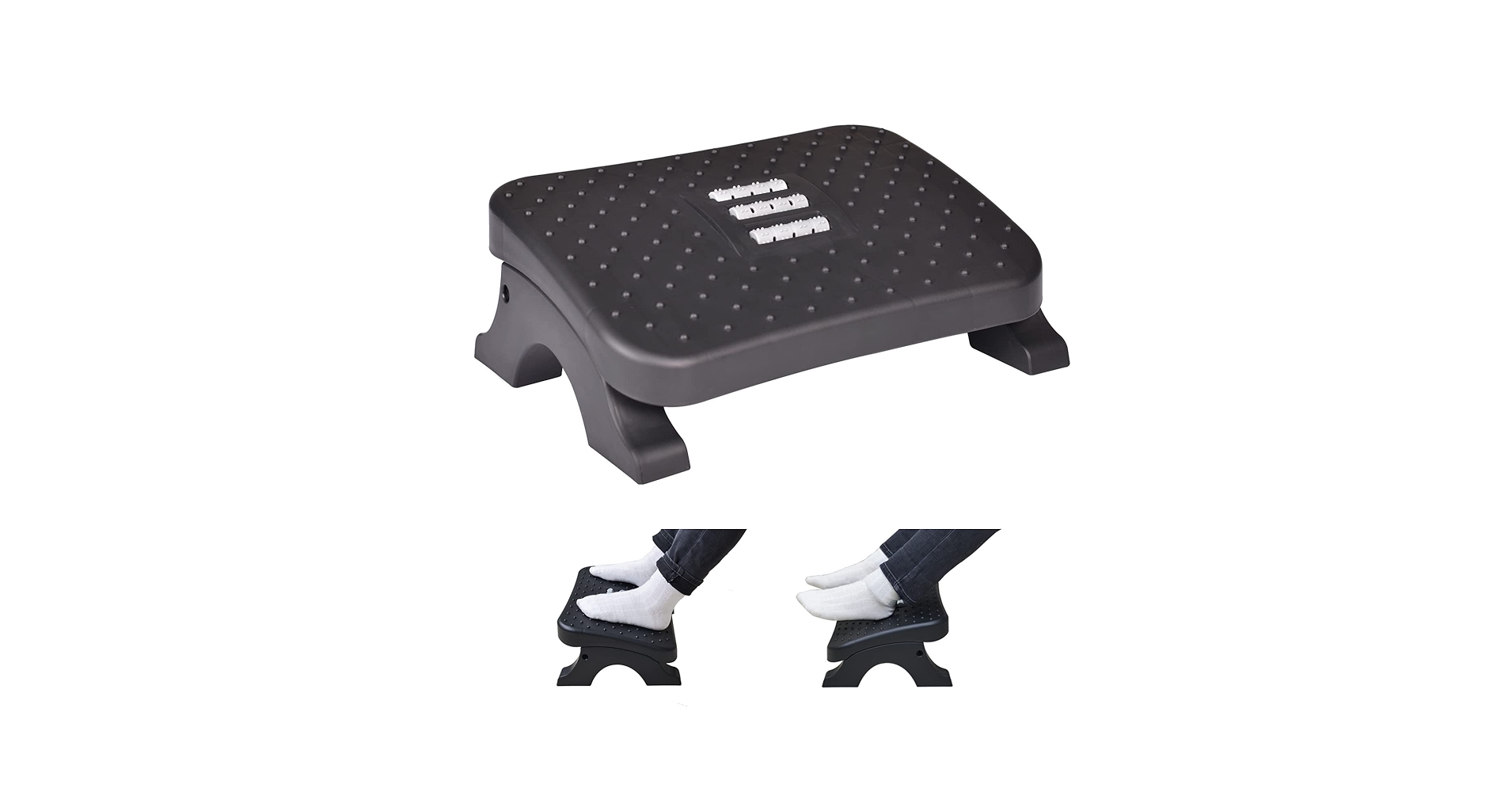 Scalebeard Under Desk Footrest, Ergonomic Foot