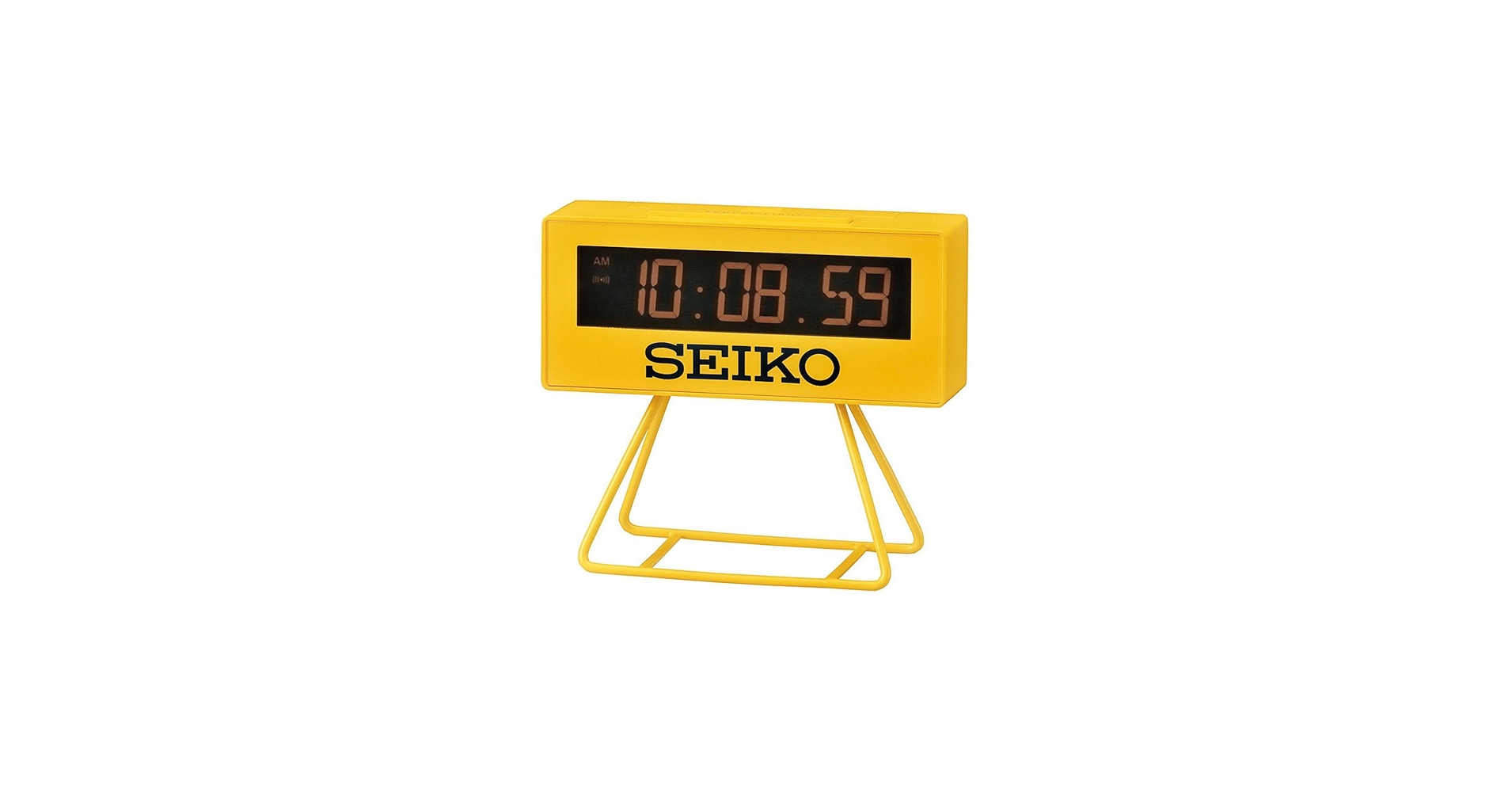 Seiko QHL062Y Digital Alarm Clock Yellow