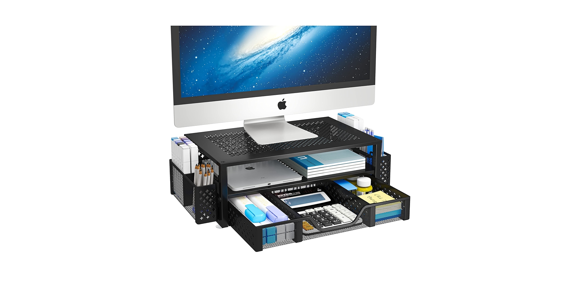 Simple Trending 2 Tier Metal Monitor Stand Monitor