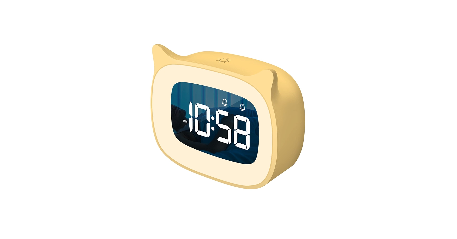 SMOUPING Kids Alarm Clock with Night Light & 18