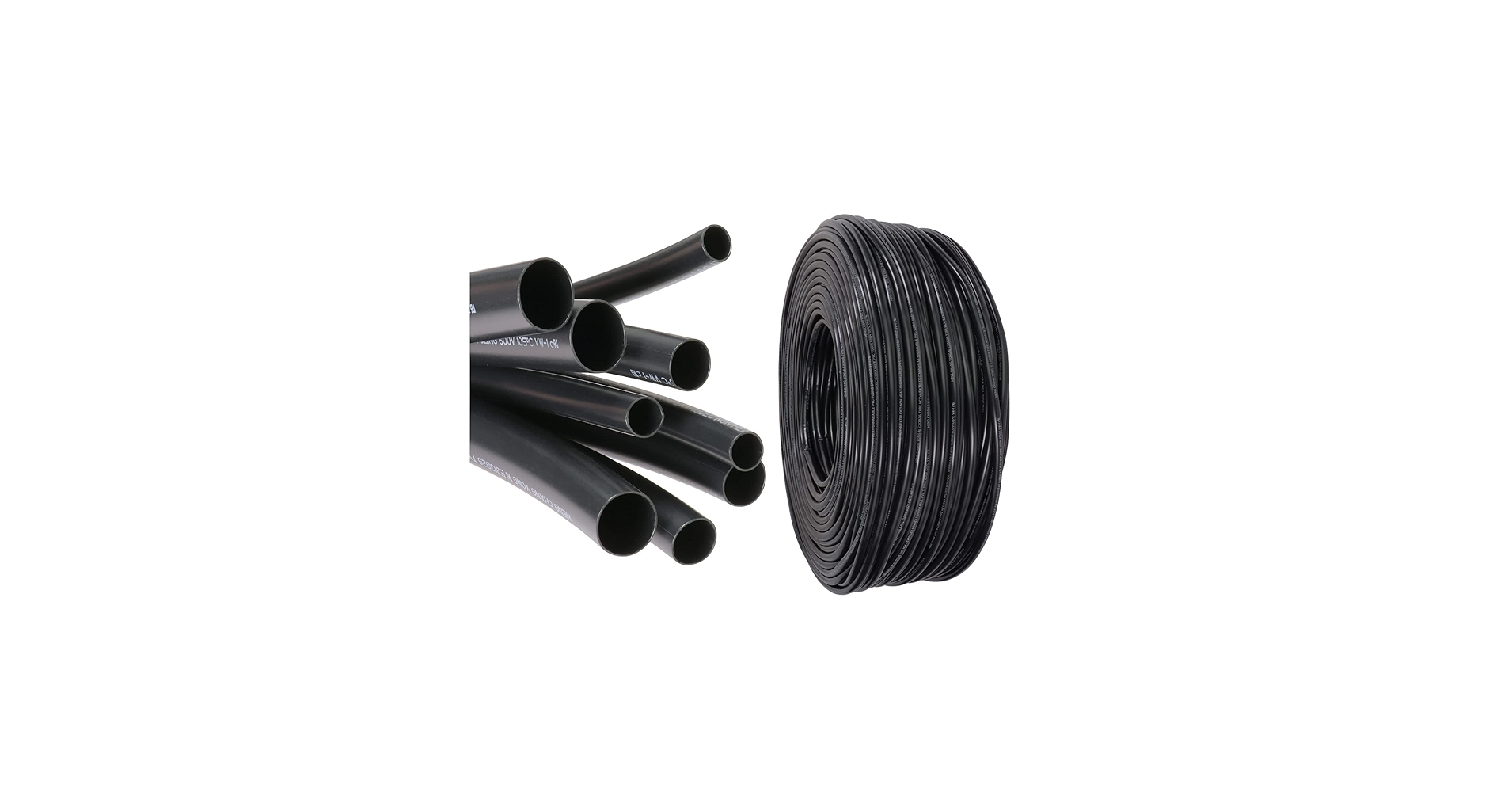 Sonoreboom Black PVC Cable Sleeve Insulation