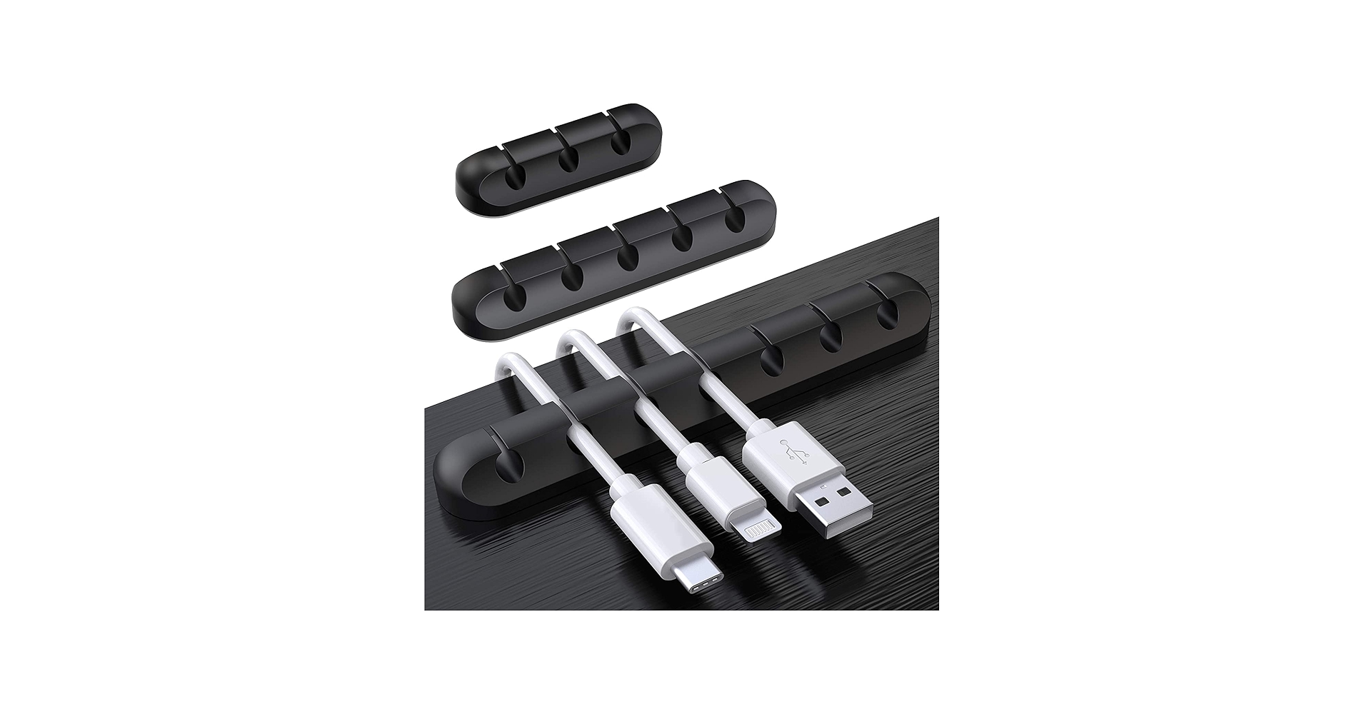 SOULWIT Cable Holder Clips, 3-Pack Cable