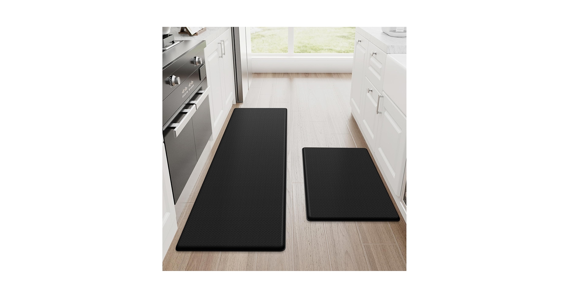 StepRite Kitchen Mats, 2PCS Kitchen Rugs