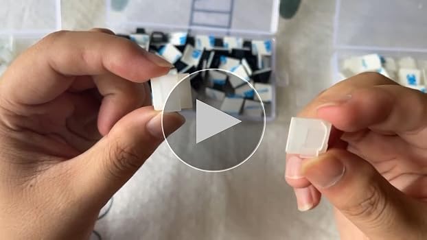 SZFUDIGO Cable Clips，50PCS Electrical Cord Management