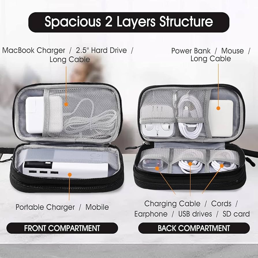 Tildaks Travel Electronic Organizer Pouch Bag, 3