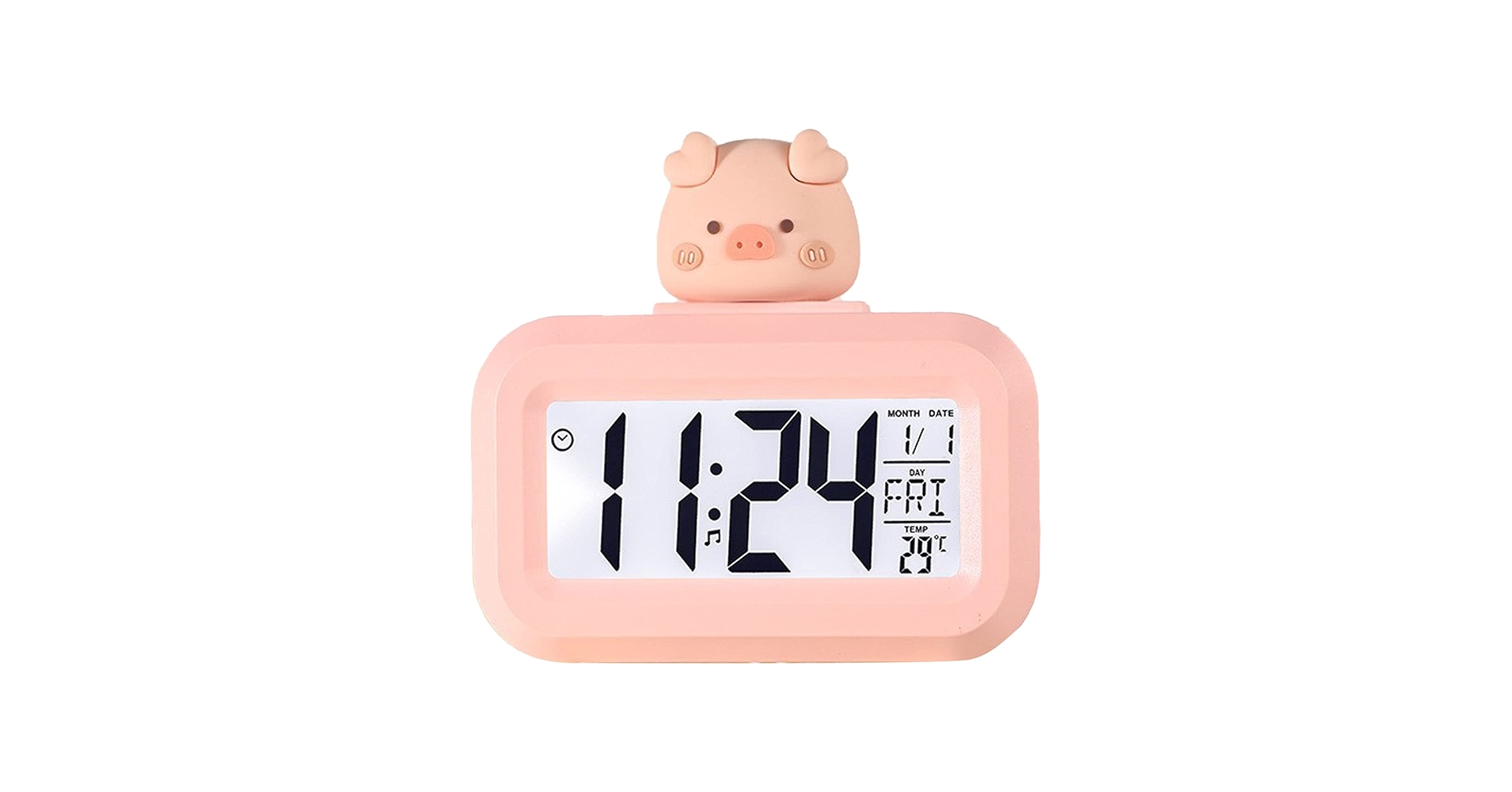 TITA-DONG Kawaii Alarm Clock, Cartoon Digital