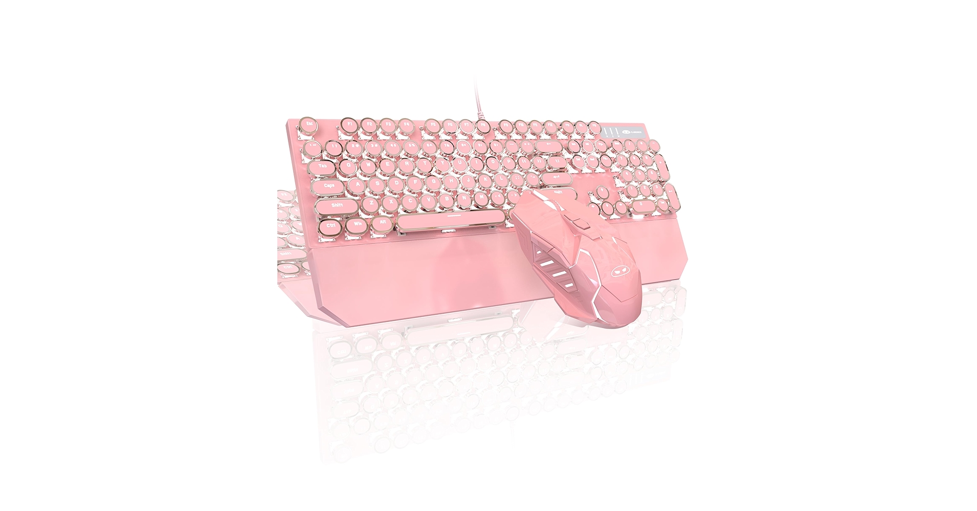 Typewriter Mechanical Gaming Keyboard and Mouse
