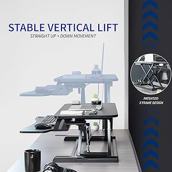 VIVO 48 inch Desk Converter, K Series, Height