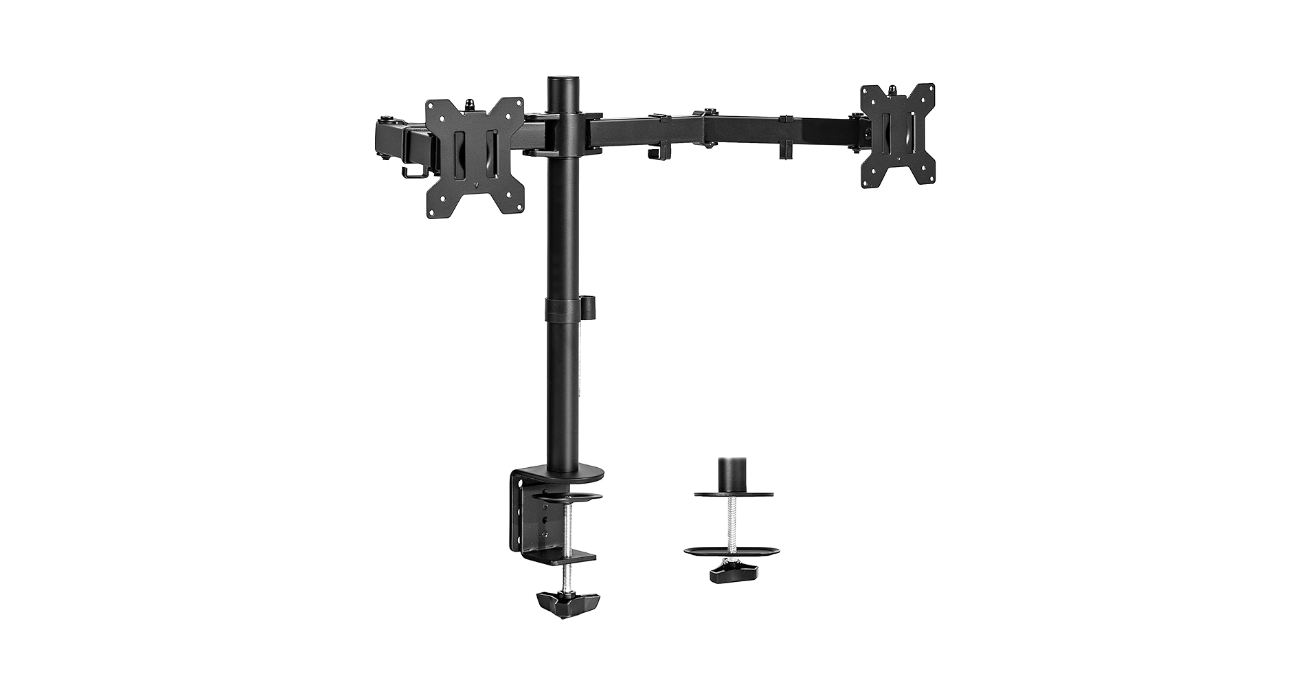 VIVO Dual Monitor Desk Mount, Holds 2 Computer