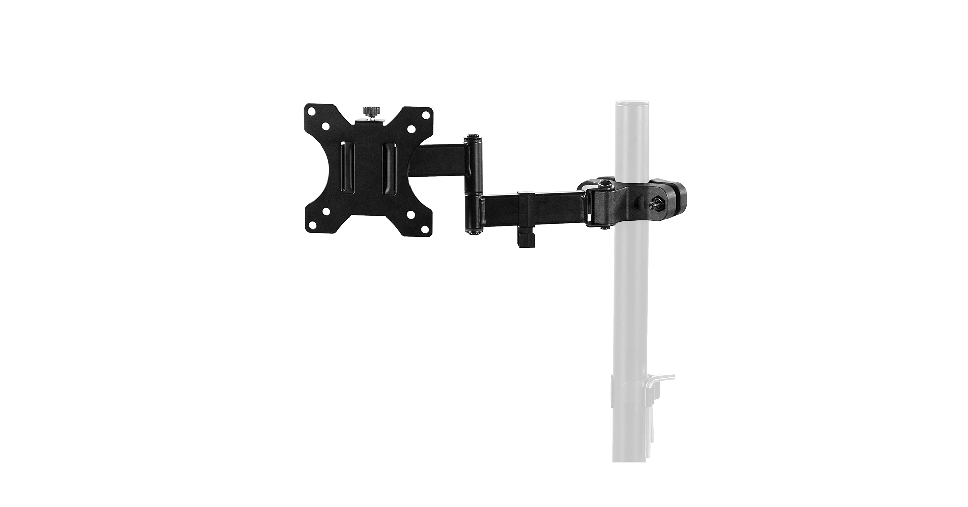 VIVO Steel Universal Full Motion Pole Mount Monitor