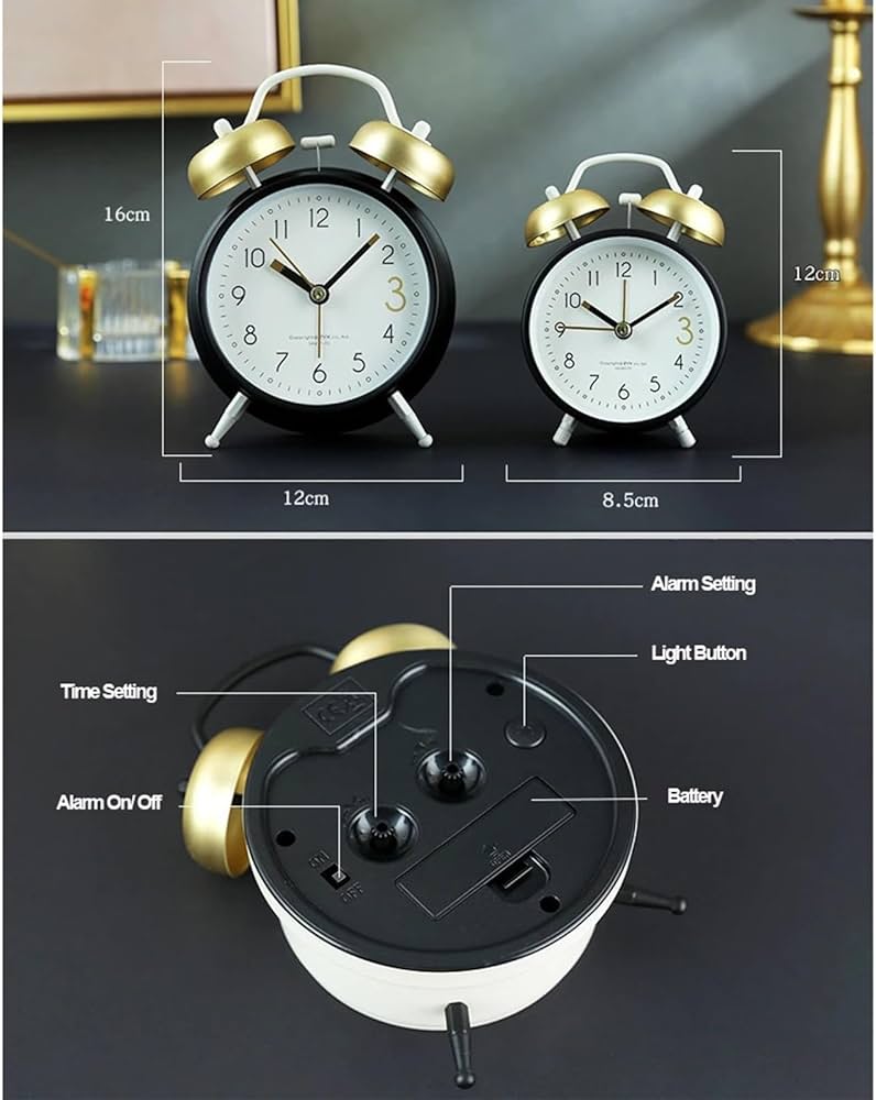 WANGHAI2024M Alarm Clock Modern Vintage