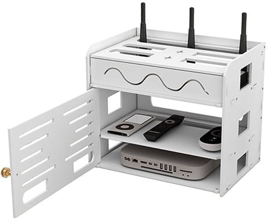 WiFi Router Storage Box, Cable Management Boxes