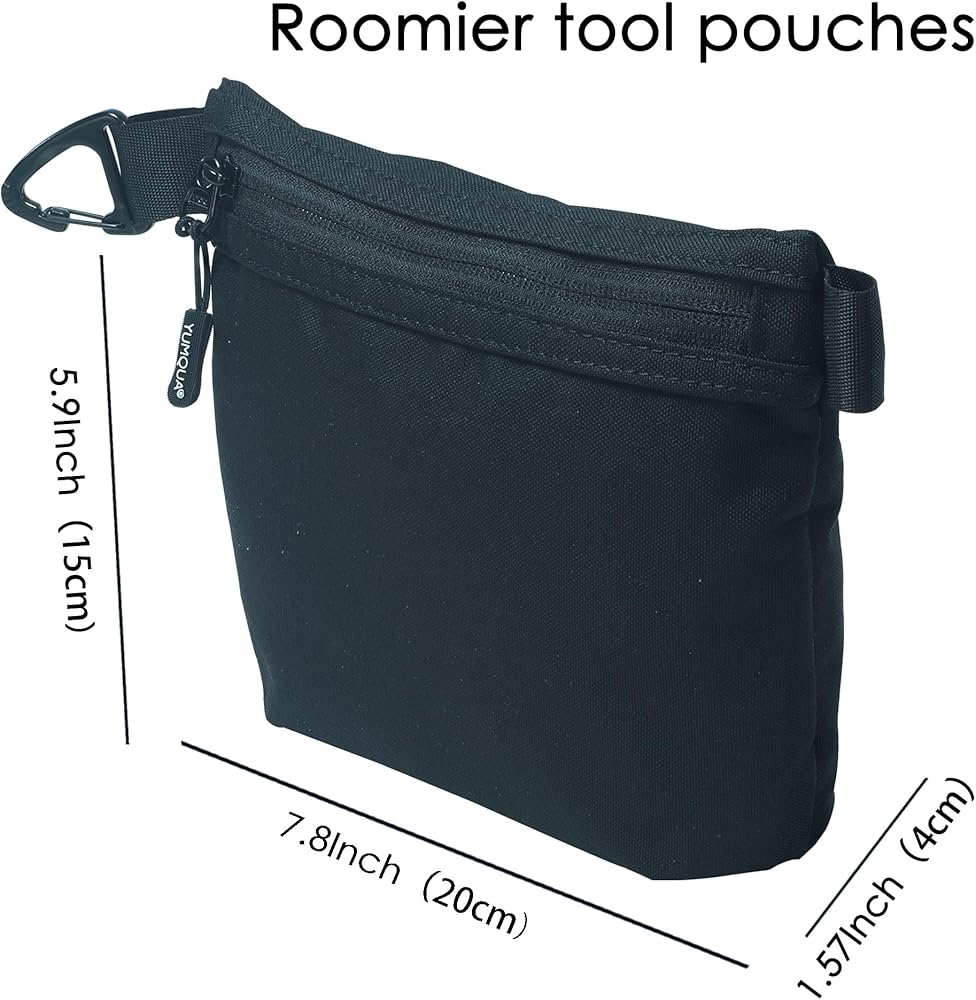 YUMQUA Water-Resistant Zipper Pouch with