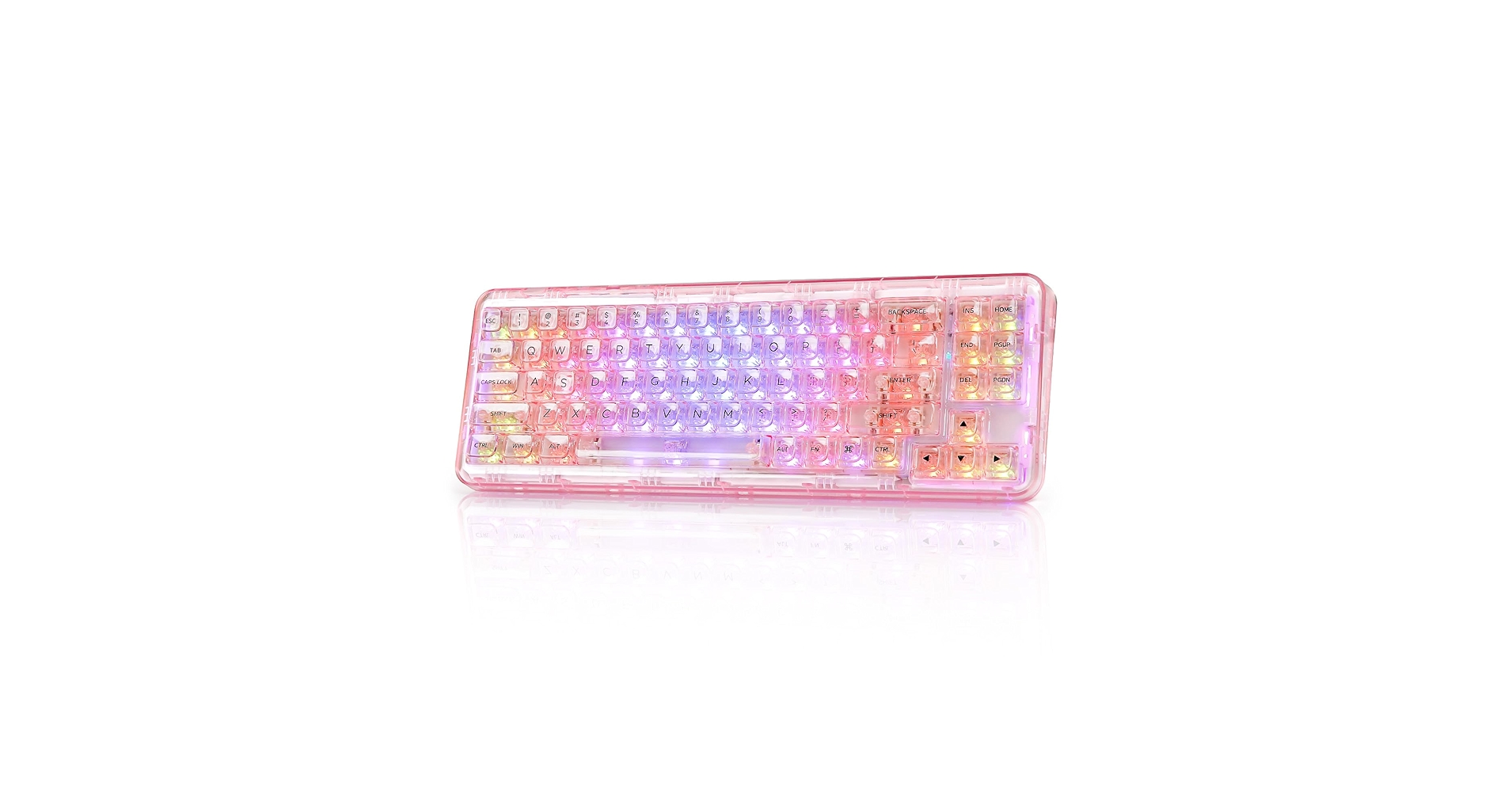 YUNZII X71 Wireless Hot Swappable Transparent