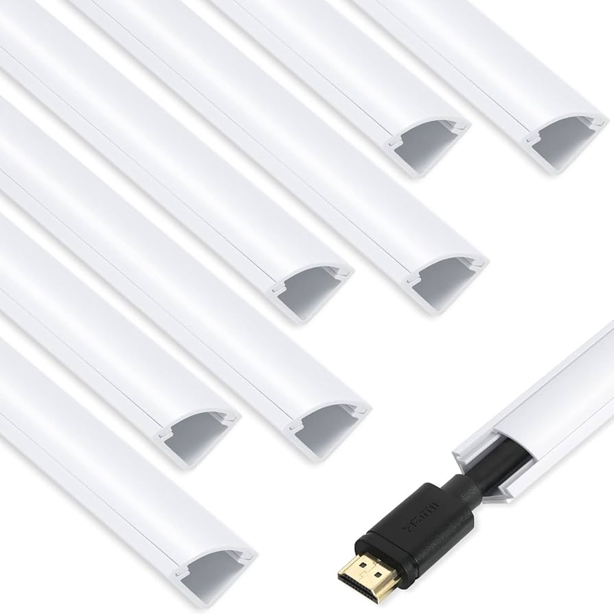 ZhiYo 136in Corner Cable Concealer, Corner Cord Hider for One