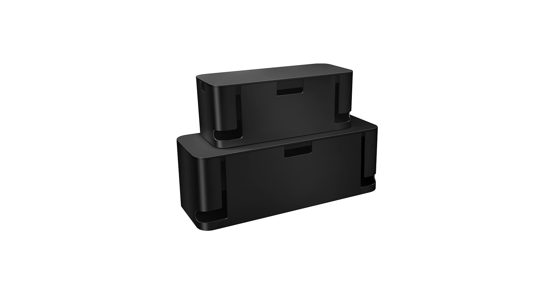 ZhiYo Cable Management Box Black, 2Pack Cord