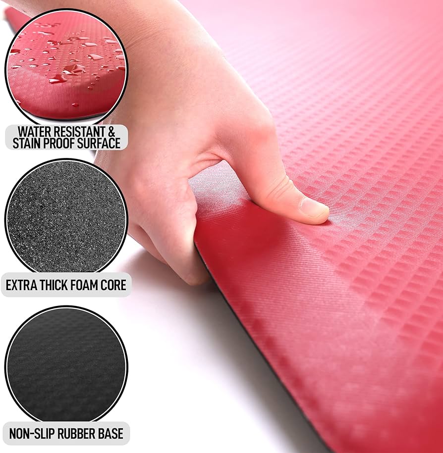Zulay Home Large 20 x 39 Inch Anti Fatigue Floor Mat
