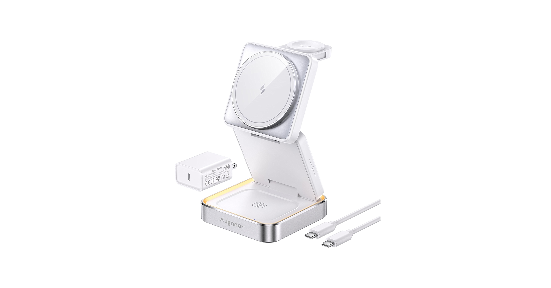 【2026 Upgraded】Wireless Charger 3 in 1, Foldable