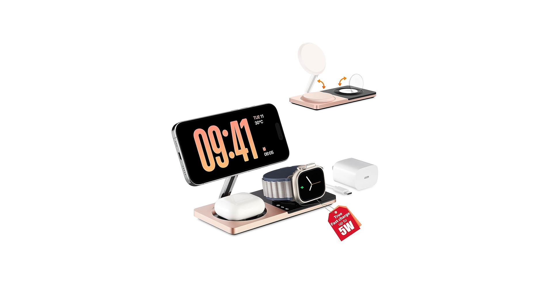 3 in 1 Charging Station for Apple Devices