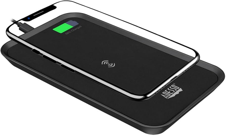 Adesso 10W Max Qi-Certified 3-Coil Wireless Charging Pad AUH