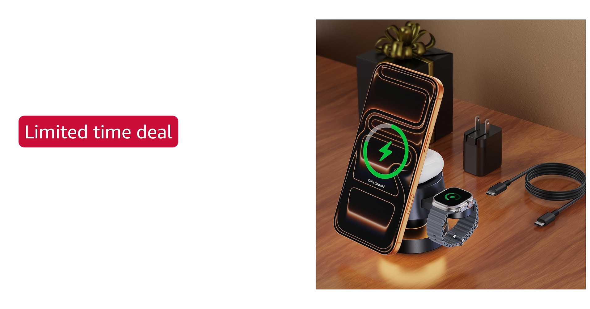 iVANKY 4 in 1 Qi2 Certified 15W MagSafe Wireless Charger Station