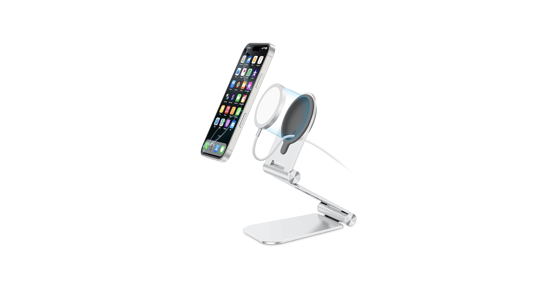 OMOTON Stand for MagSafe Charger, Foldable