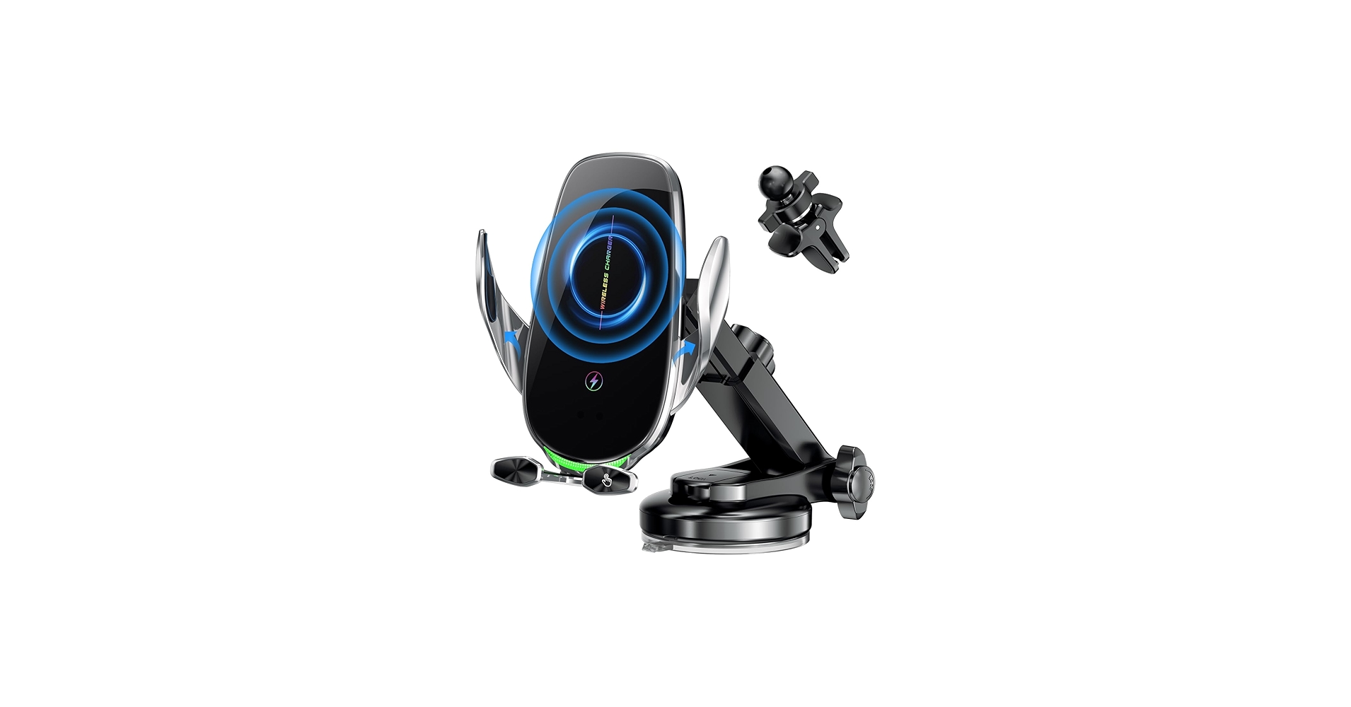 Wireless Car Charger,Mosurr 15W Auto Clamping Phone Holders