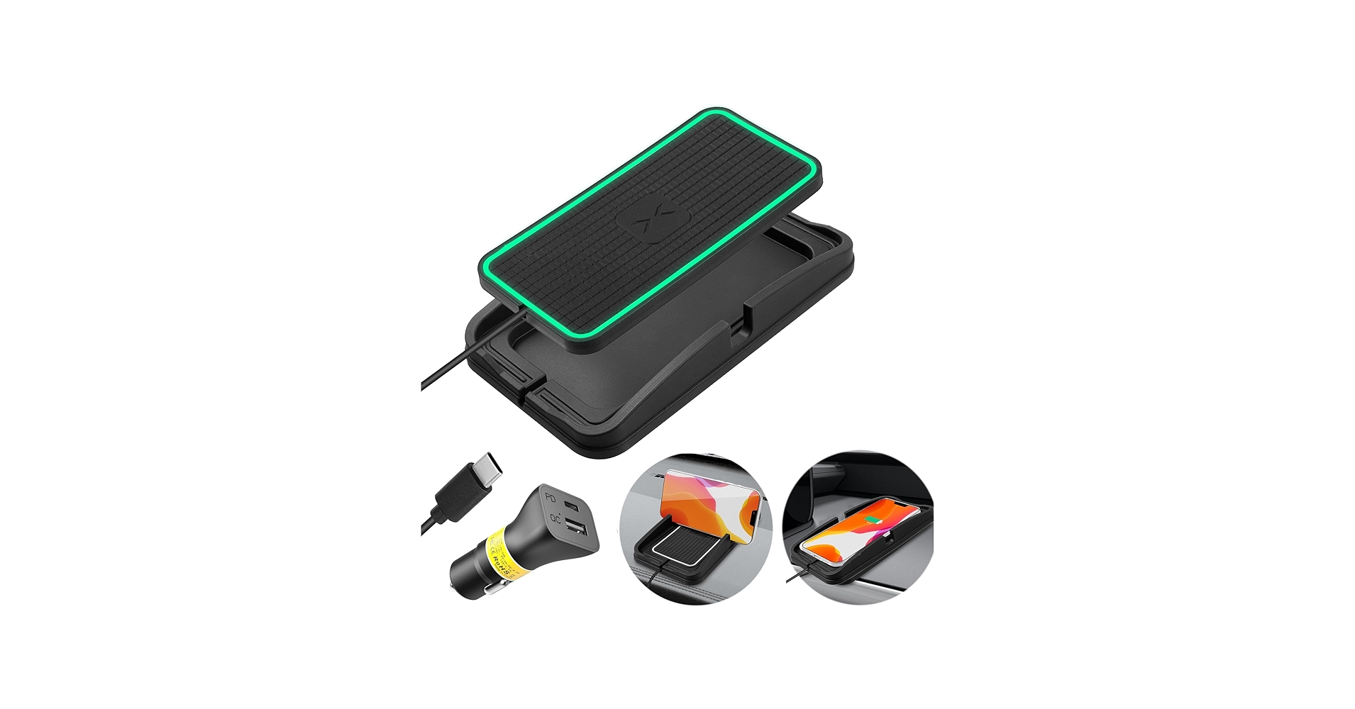 Wireless Charger Car Fast Charging pad,POLMXS